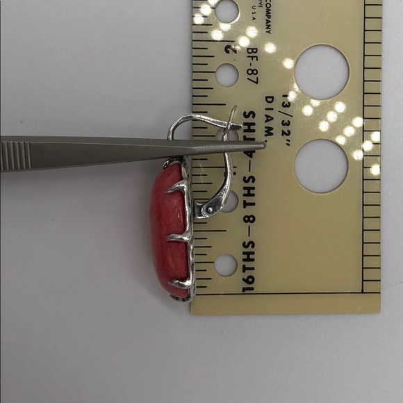 Rare Himalayan Agate Silver Earrings - Picture 10 of 13